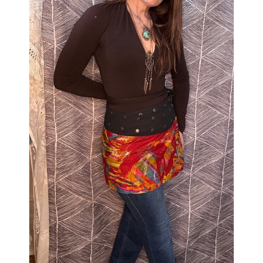 Reversible Snap Me Into Place Mini‎ Skirt One Size fits most - Picture 9 of 9